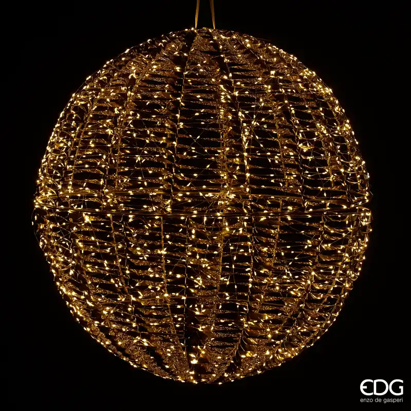 Prezzo Scontato EDG Enzo De Gasperi Sfera Luminosa Gigante Stripes 1440 Microled D70 cm