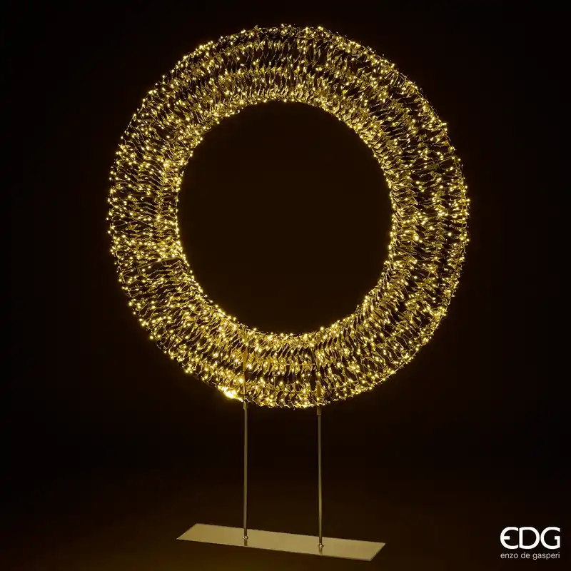 Compra Adesso EDG Enzo De Gasperi Corona Led Luxury con Base 1800 Mircoled H140 D100 cm