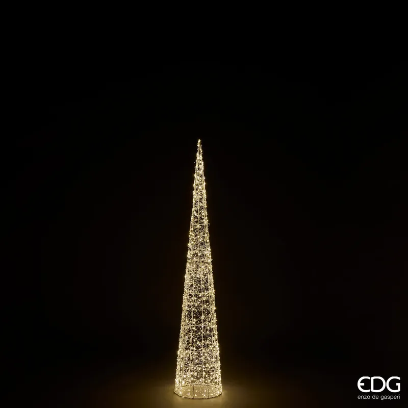 EDG Enzo De Gasperi Albero Led Pearls Cono 720 Microled H150 D28 cm Prezzo Basso