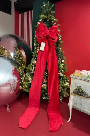 Compra Online Madame Fioccò Mega Fiocco Natalizio Romantico H300 cm Rosso