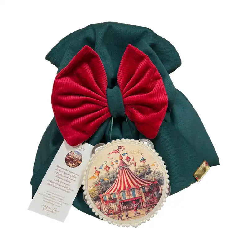Subito Disponibile Madame Fioccò Fiocco Natalizio Sacco delle Dolcezze con Tamburo Circus