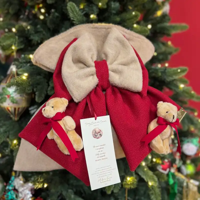 Madame Fioccò Fiocco Natalizio Sacco delle Dolcezze Teddy Cuore di Coccola Ultimissimo Modello