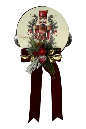 Madame Fioccò Decoro Natalizio Tamburello London 10 cm Direttamente Dal Produttore