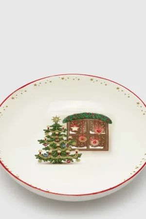 Ultimissimo Modello EDG Enzo De Gasperi Piatto Fondo Natalizio XMAS D20 cm