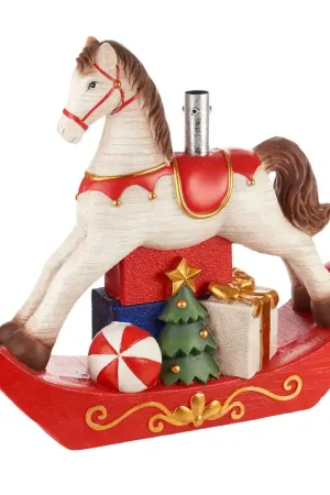 L‘Oca Nera Dolci Ricordi Base per Albero Cavallo a Dondolo in Resina Ultimissimo Modello