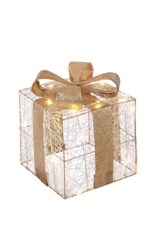 L‘Oca Nera Doni Delle Stelle Decorazione Pacco Regalo con 25 Led Saldi