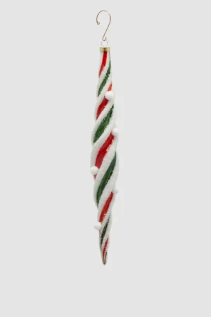 Acquista Ora EDG Enzo De Gasperi Addobbo Fuso Swirl natalizio H29 cm