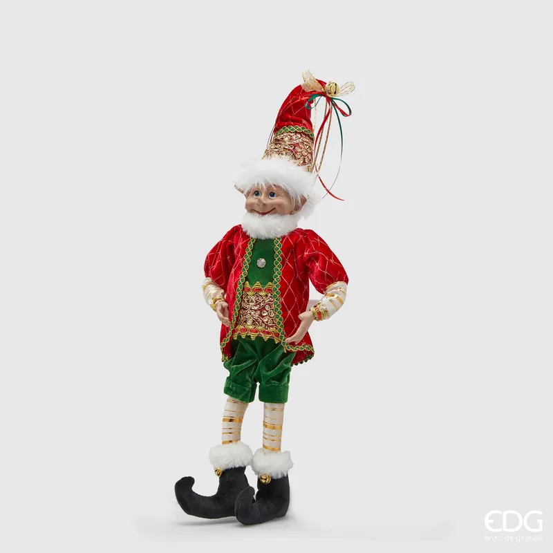 EDG Enzo De Gasperi Decorazione Elfo H63 cm Quantità Limitata