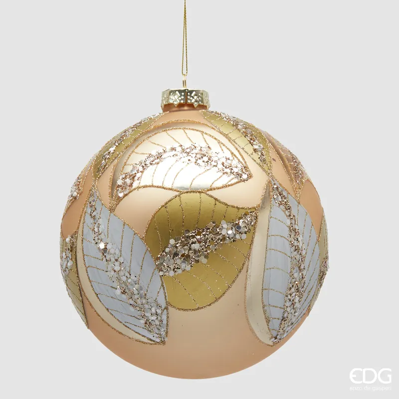 Soddisfatti O Rimborsati EDG Enzo De Gasperi Pallina di Natale Foglie D15 cm