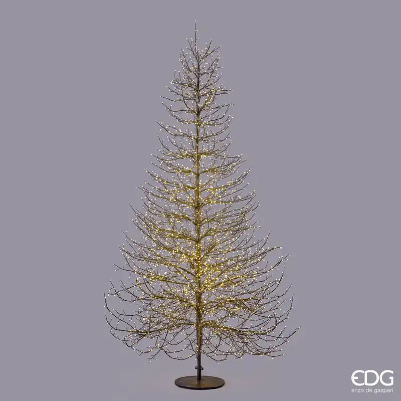 Direttamente Dal Produttore EDG Enzo De Gasperi Albero Led Faggio Rich 4060 microled H240 Nero