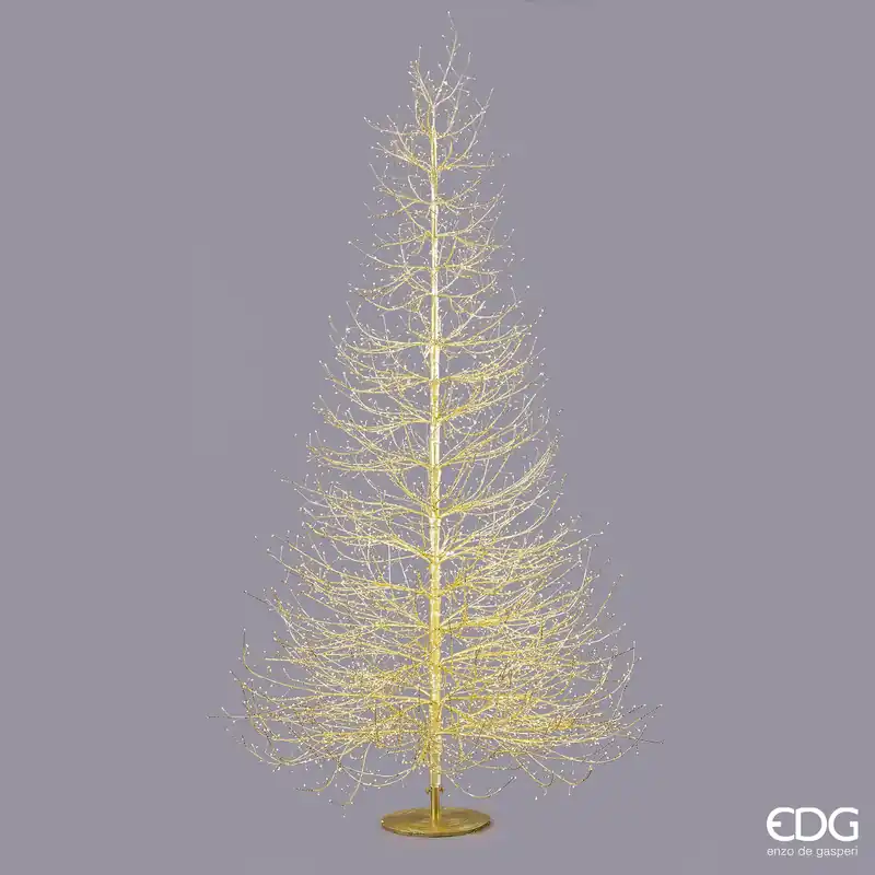 EDG Enzo De Gasperi Albero Led Faggio Rich Imperiale 6590 microled H300 Oro Prezzo Conveniente