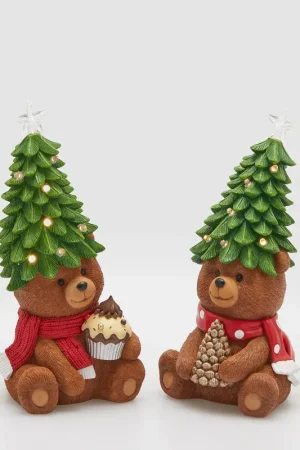 Affare EDG Enzo De Gasperi Set 2 Decorazione Orso Goloso H26 cm