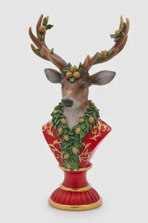 Ultime Pezzi EDG Enzo De Gasperi Decorazione Natalizia Renna H39.5 cm