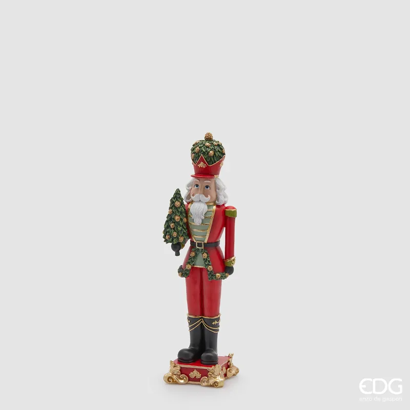 EDG Enzo De Gasperi Decorazione Natalizia Soldatino H41 cm Nuovo Arrivo