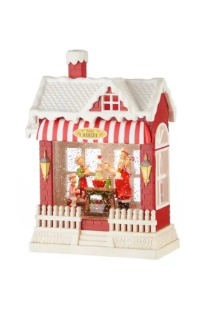 A Buon Prezzo L‘Oca Nera Santa‘s Cookies Bakery con Movimento Luci e Suoni Rossa e Bianca