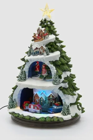 Super Prezzo EDG Enzo De Gasperi Decorazione Natalizia Pino Carillon H36 D31 cm