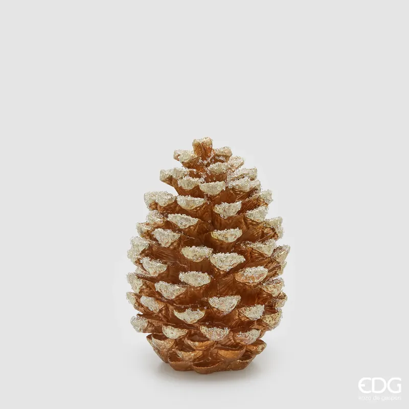 EDG Enzo De Gasperi Decorazione Natalizia Pigna H29 cm Prezzo Conveniente