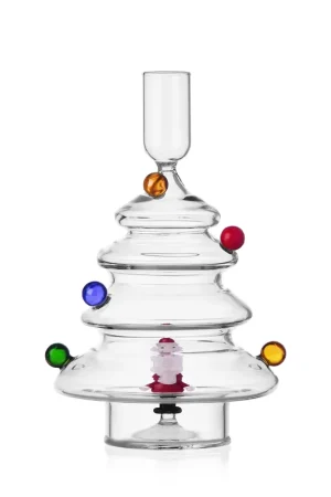 Compra Online Ichendorf Milano Christmas Tales Portacandela con Decori in Vetro
