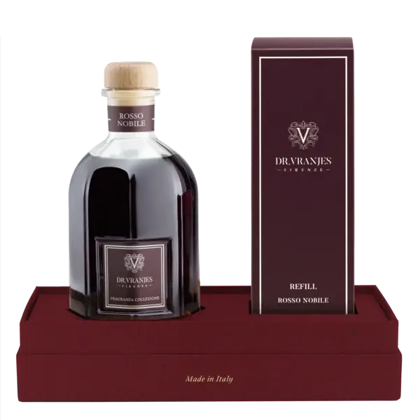Bestseller Dr Vranjes Gift Box Rosso Nobile 500 ml Con Bamboo + Refill 500 ml