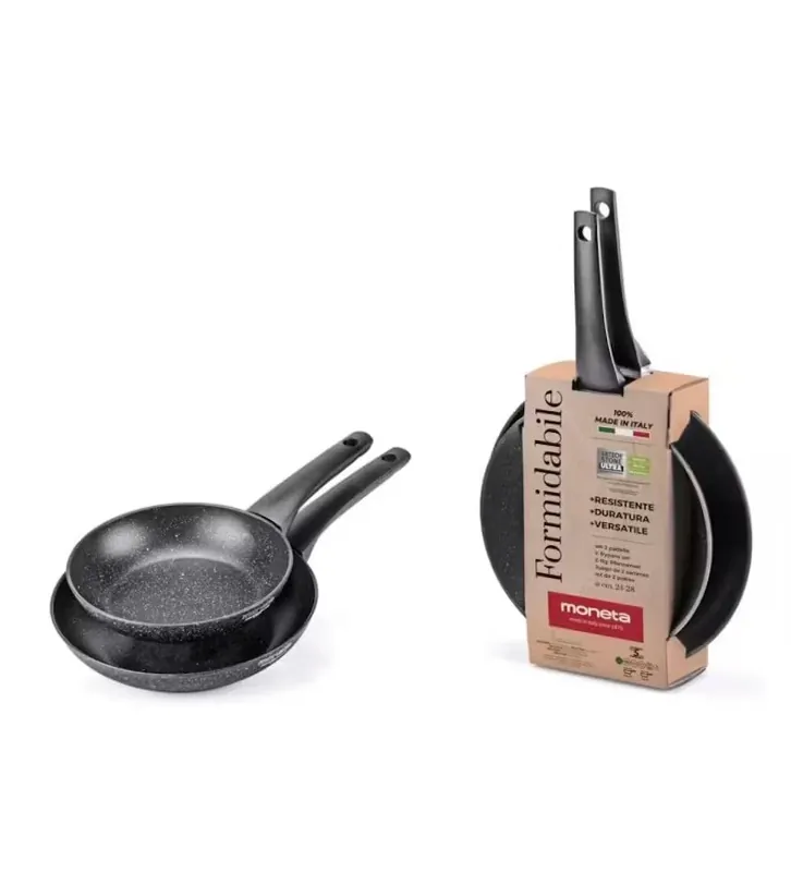 Consegna Rapida Moneta Set 2 Padelle Formidabile D 24 28 cm