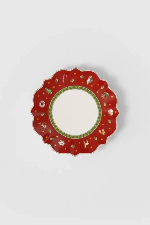 Offerta Lampo Villeroy & Boch Toy‘s Delight Piatto Pane Rosso in Porcellana