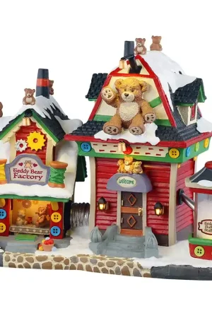 Lemax Collections La Fabbrica di Orsacchiotti con Luci Promo Stagionale