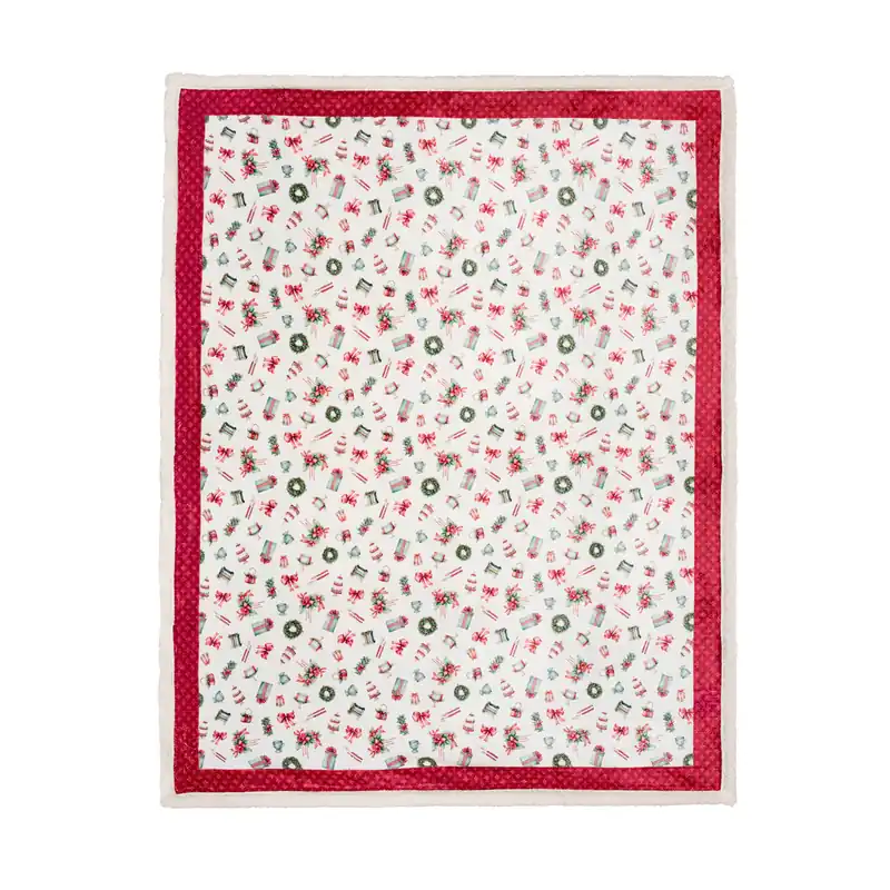 Nuvole di Stoffa Plaid Storia con Scatola 130x160 cm Solo Oggi