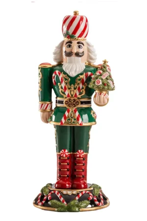 Lamart Soldatino Schiaccianoci con Albero H43 cm in Ceramica Sconto