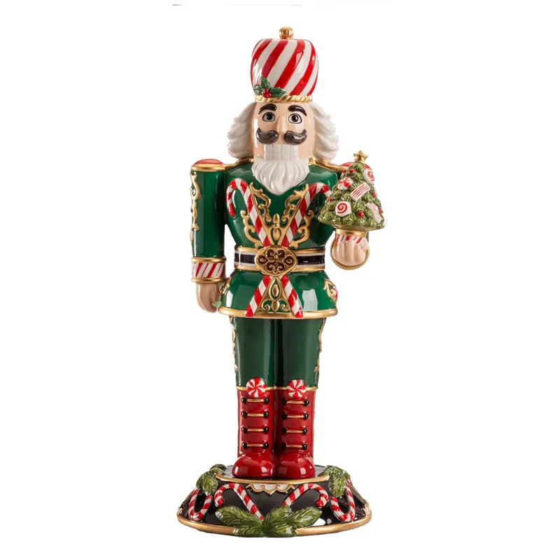 Lamart Soldatino Schiaccianoci con Albero H43 cm in Ceramica Sconto