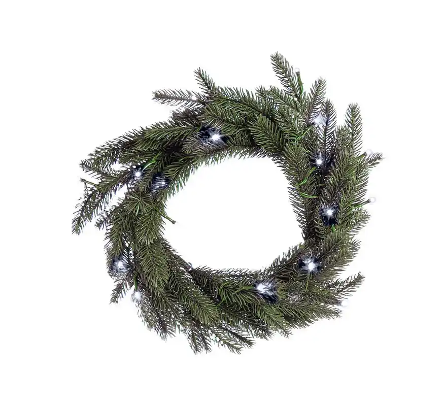 Andrea Bizzotto Ghirlanda Fuoriporta Natalizia Muir con 20 Miniled D40 cm Quantità Limitata