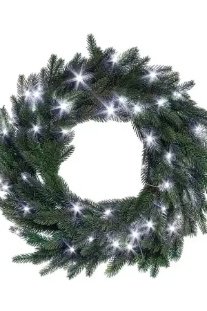 Reso Gratuito Andrea Bizzotto Ghirlanda Natalizia Fuoriporta Muir con 40 Miniled D60 cm