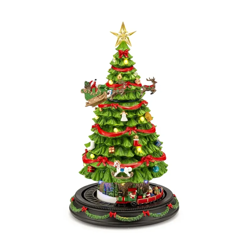Lamart Carillon Albero Grande H49 cm con Luci Musica e Movimento Più Venduto