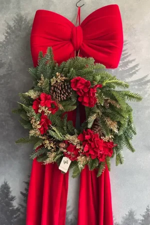 Super Prezzo Fiori Di Lena Fiocco Imbottito con Ghirlanda Decorata H75