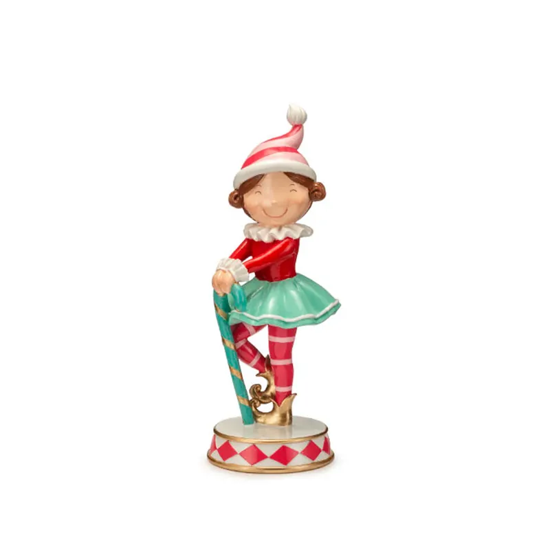 Lamart Miss Elf con Candy Stick H28 cm in Resina Compra Oggi Stesso