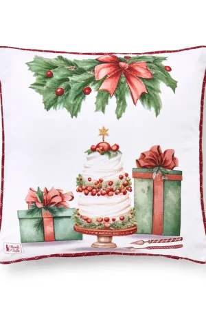 Nuvole di Stoffa Cuscino Storia di Natale Regali 40x40 cm Offerta Speciale