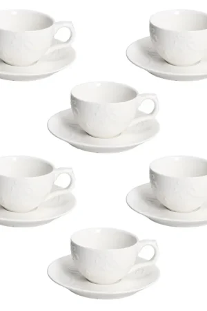 Prezzo Di Fabbrica Tognana Set 6 Tazzine da Caffè con piattini Atollo Magia di Natale in Porcellana 110 ml