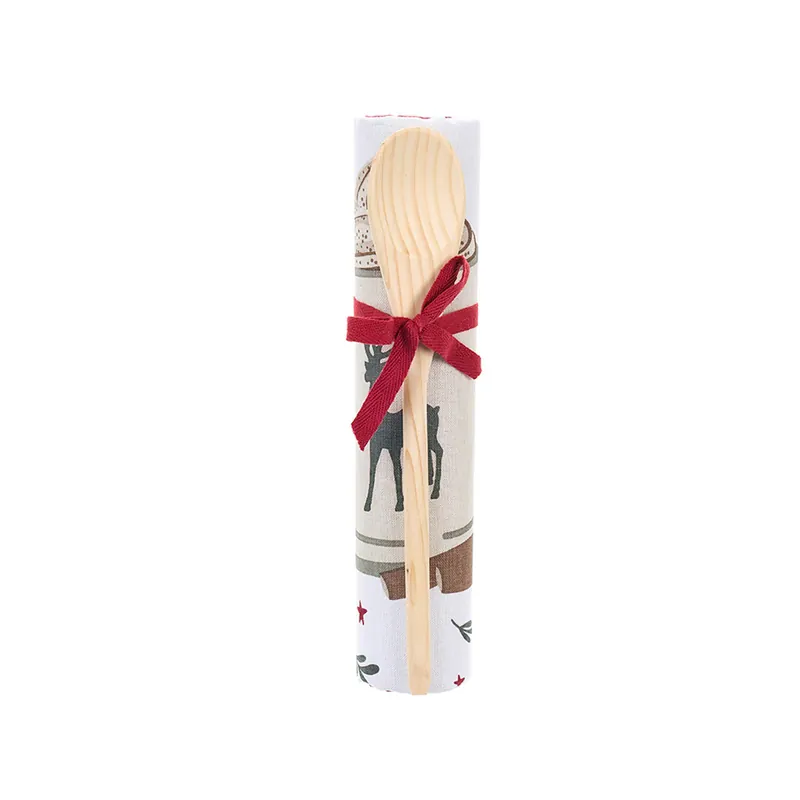 Prezzo Conveniente Nuvole di Stoffa Strofinaccio con Mestolo in Legno 40x70 cm Renne