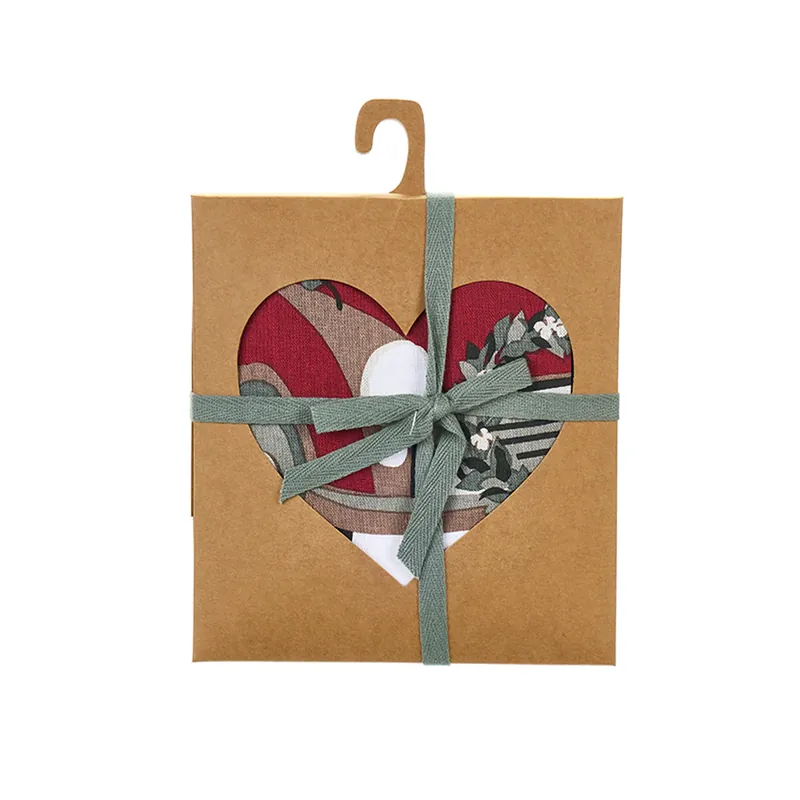 Affare Nuvole di Stoffa Set 2 Strofinacci Cuore 40x70 cm Ghirlanda
