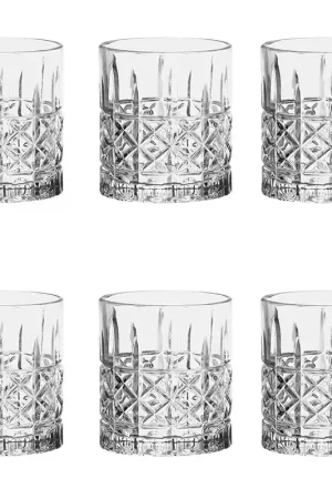 Economico Tognana set 6 Bicchieri Tumbler Ottoman Trasparente 335 ml