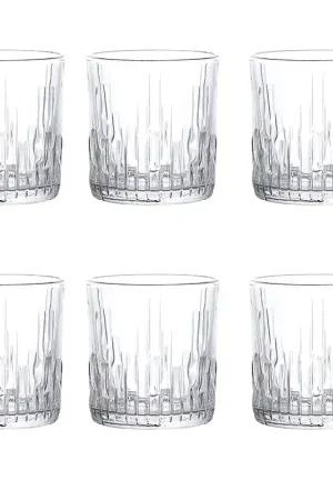 Offerta Limitata Tognana set 6 Bicchieri Tumbler Griffe Trasparente 335 ml