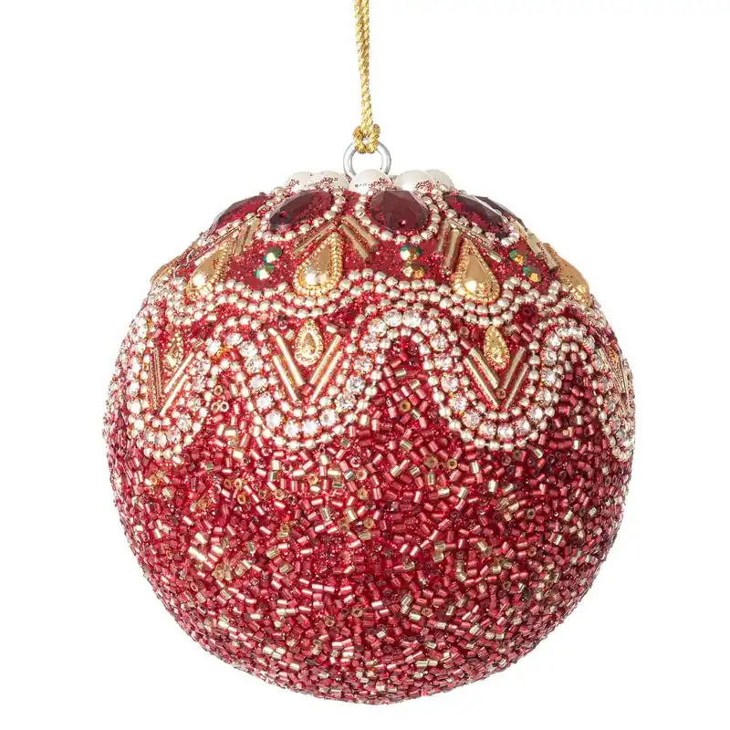 Andrea Bizzotto Pallina di Natale Ellem Rosso D10 cm Ultima Occasione