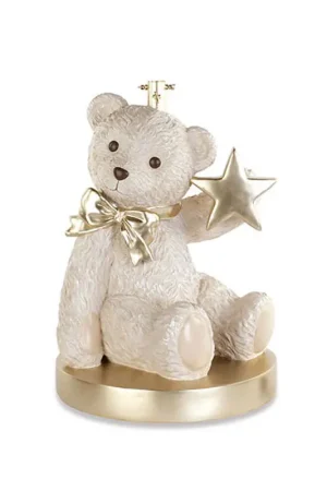 Prezzo Di Fabbrica TonoSuTono Base per Albero di Natae Orsetto con Stella H63 cm Oro