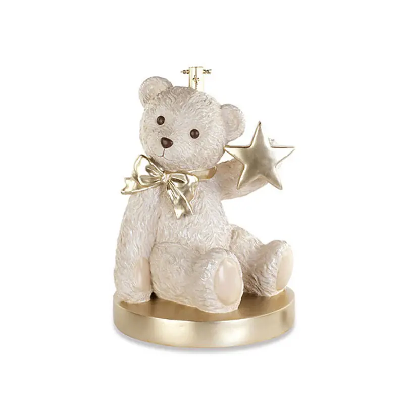 Prezzo Di Fabbrica TonoSuTono Base per Albero di Natae Orsetto con Stella H63 cm Oro