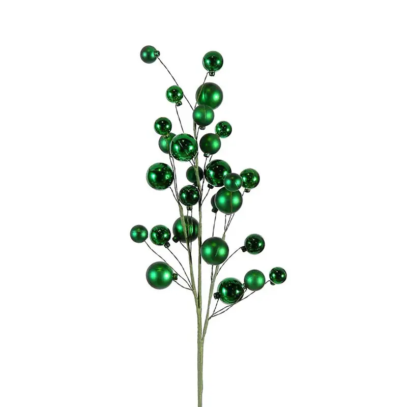 Promo Stagionale Vetur Ramo Artificiale di Sfere Natalizie H79 cm Verde