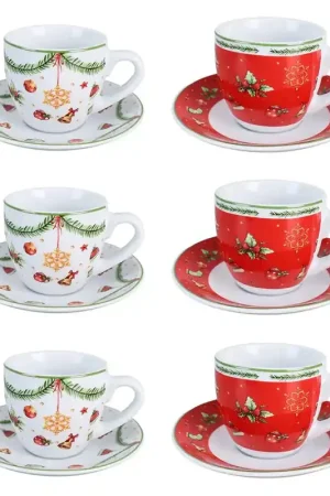 Villa Altachiara Set 6 Tazzine da Caffè Joy con Piattino in Porcellana Ordina Subito