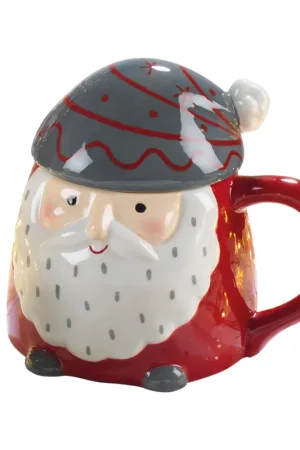 Mascagni Casa Tazza Mug Natalizia Babbo Natale in Ceramica Prezzo Di Fabbrica