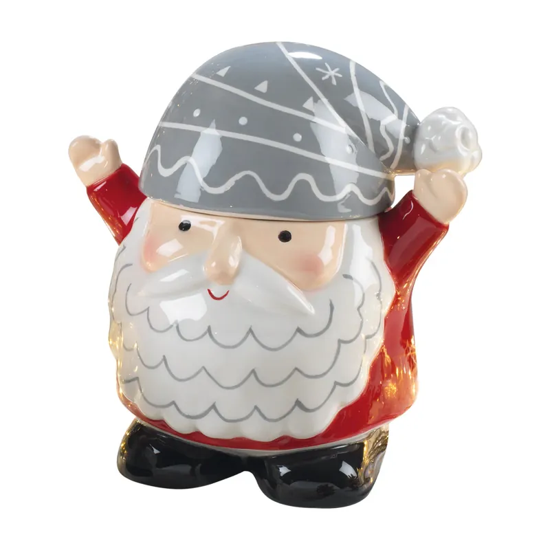 Sconto Mascagni Casa Contenitore Babbo Natale H18 cm in Ceramica