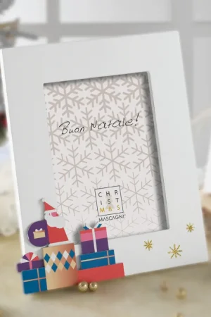 Mascagni Casa Cornice Portafoto Natalizia 13x18 cm Santa Compra Oggi Stesso