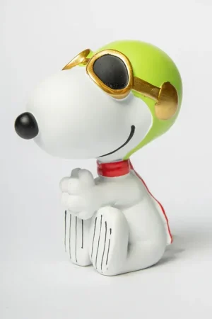 Nuovo Arrivo Blogo Design Snoopy Aviatore H12 cm Bianco