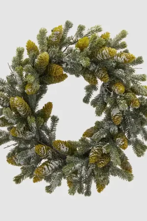 A Buon Prezzo EDG Enzo De Gasperi Corona Pino Mix con Pigne Innevata D50 cm